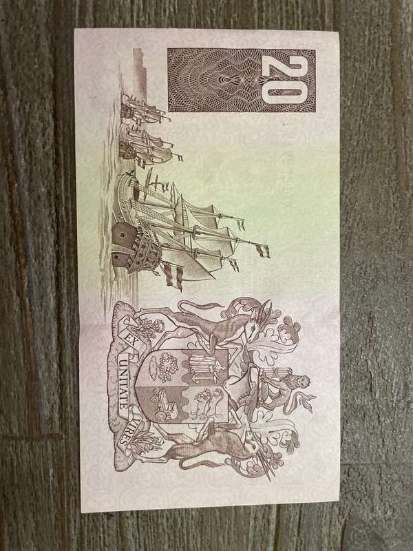 Stals *** R20 ****  1990 first issue *** top replacement note