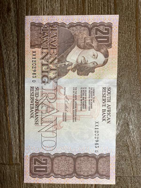 Stals *** R20 ****  1990 first issue *** decent replacement note