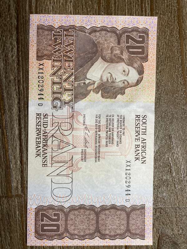 Stals *** R20 ****  1990 first issue *** decent replacement note