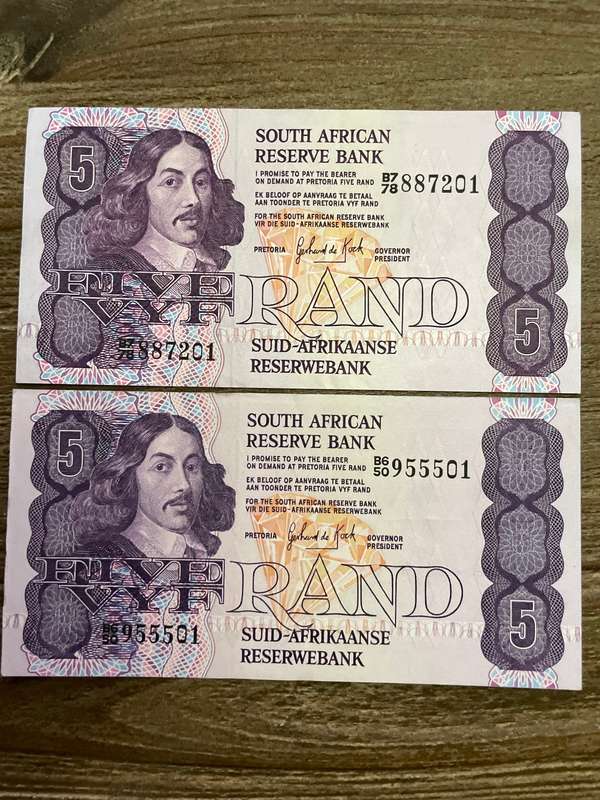 GHC de Kock *** R5 *** 1984 third issue *** 2 great notes