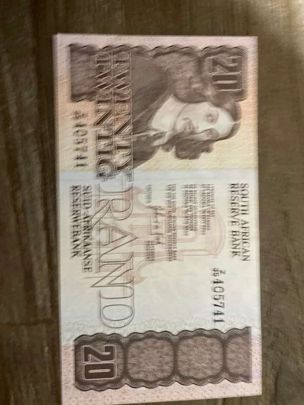 GHC de Kock *** R20 *** 1984 *** third issue *** very good replacement note