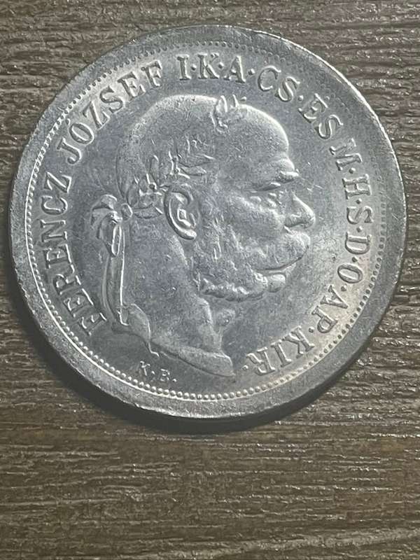 1900 *** 5 Korona *** Imitation Crown not silver