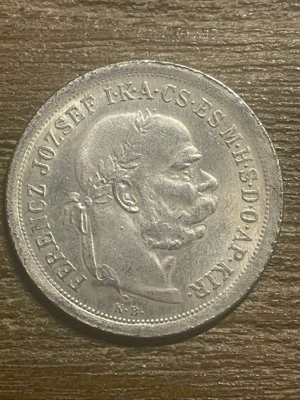 1900 *** 5 Korona *** Imitation Crown not silver