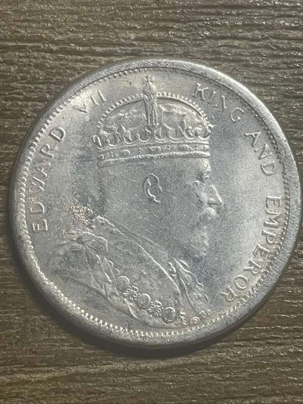 1904 *** $1. Straits settlement *** Imitation Crown not silver