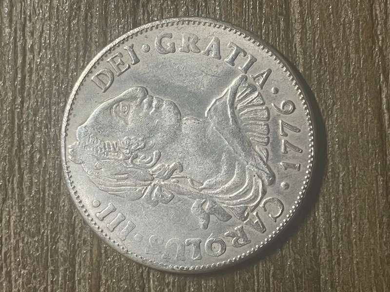1776 *** carolus III *** Imitation Crown not silver