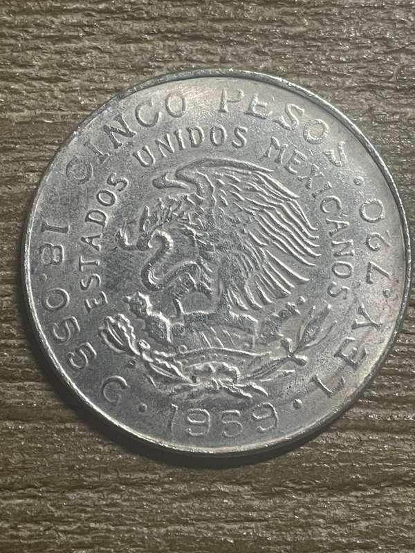 1959 *** Mexican crown *** Imitation Crown not silver