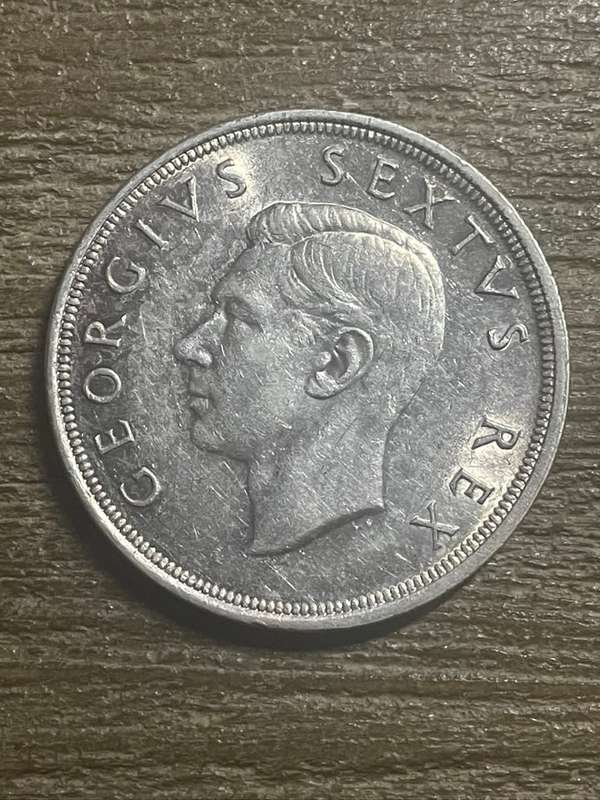 1950 *** 5 Shilling *** Scarce year, decent to collect