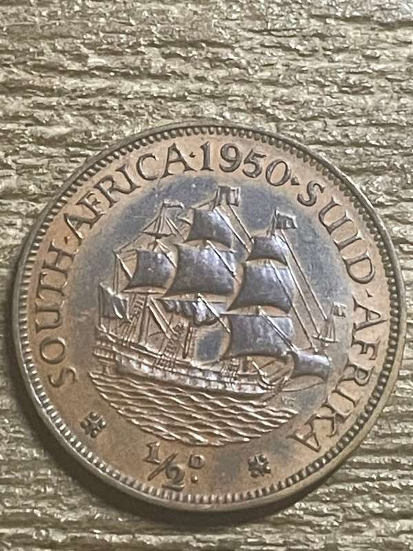 1950 *** 1/2 Penny *** decent and collectable