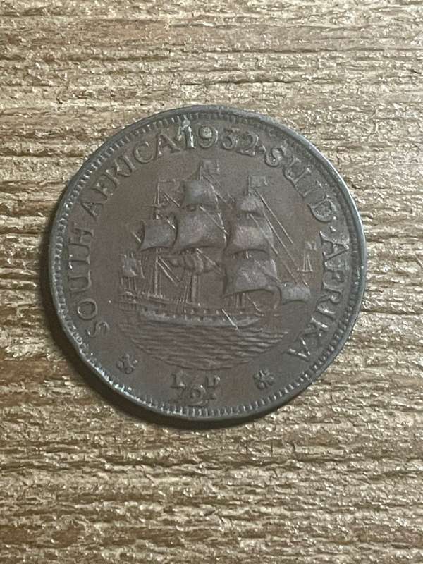 1932 *** 1/2 Penny *** vf  condition