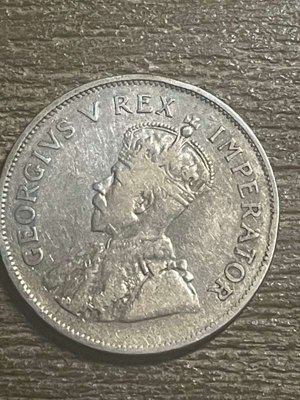 1933 *** 2 1/2 Shilling *** filler coin 11.31g of silver under vf
