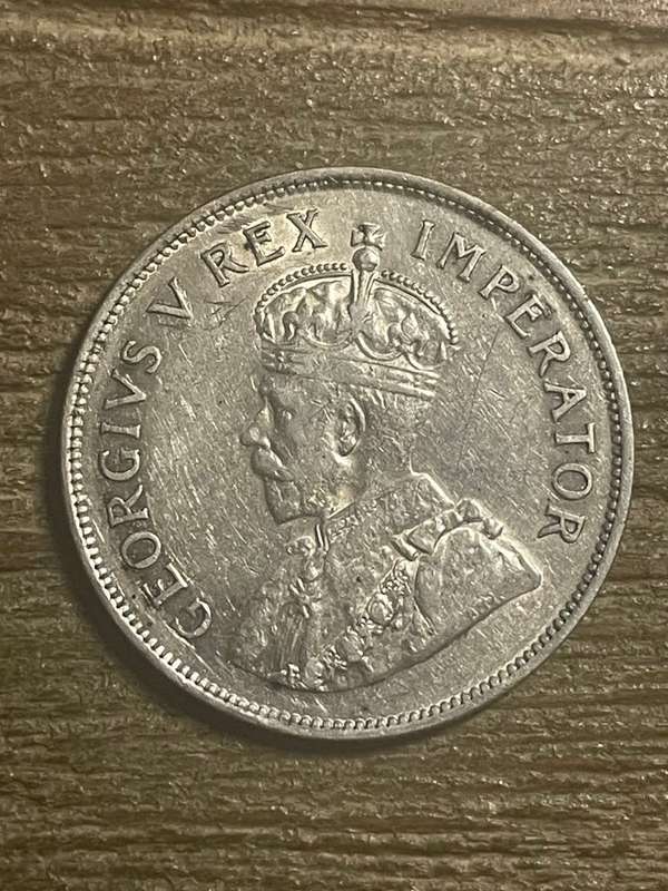 1935 *** 2 1/2 Shilling *** au details coin top coin