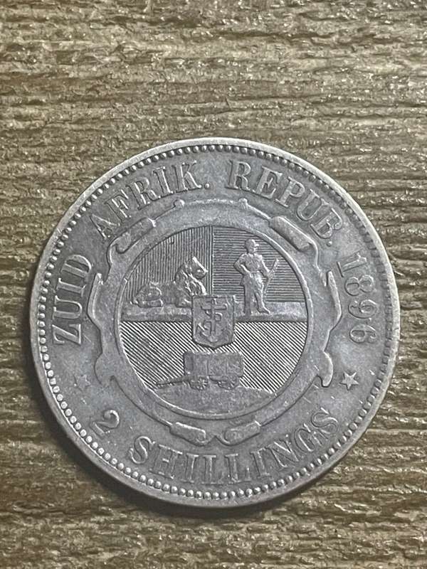 1896 *** 2 shilling *** vf  condition, decent