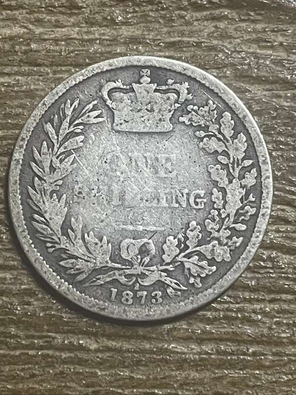 1873 *** 1 Shilling *** filler coin