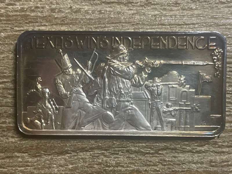Silver 1 oz *** Remeber the Alimo *** 1976 Hamilton Mint do your research