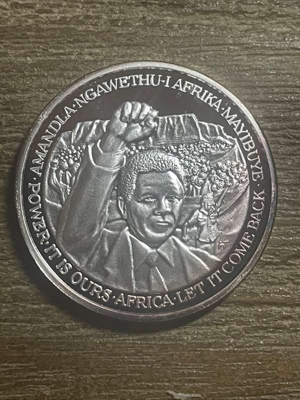 Mandela Medal *** 1 oz silver *** USA issue