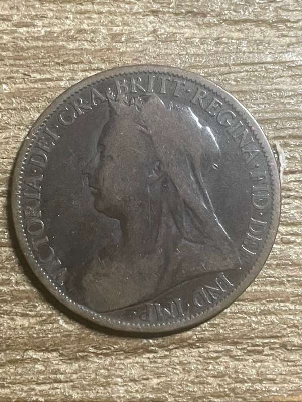 1900 *** British 1 Penny *** Filler coin