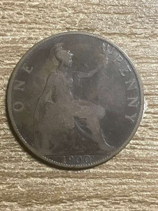 1900 *** British 1 Penny *** Filler coin