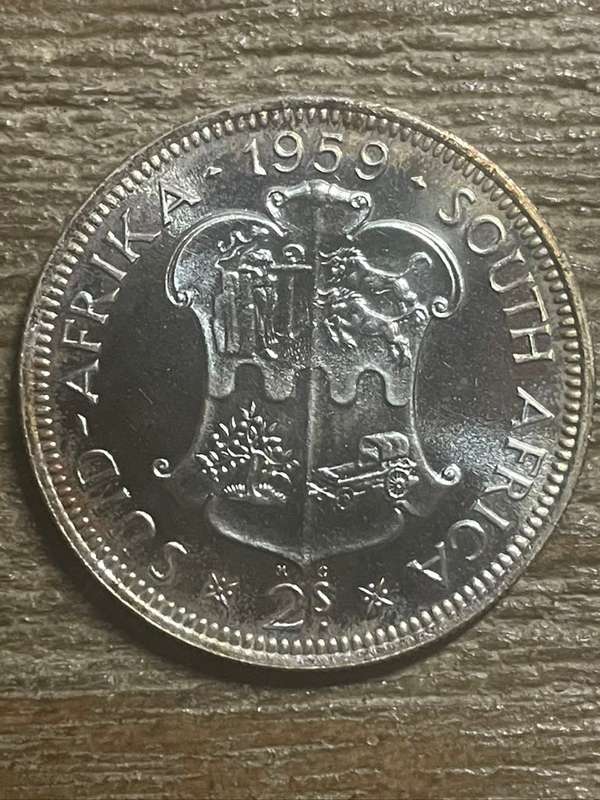 1959 *** 2 shilling *** Proof coin highly collectable
