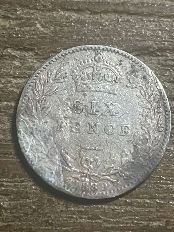 1889 *** British 6 Pence ***