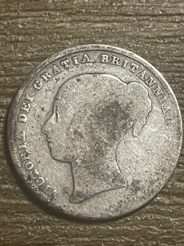 1849 *** British Shilling *** fine condition