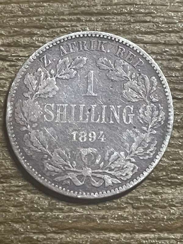 1894 *** 1 Shilling *** Filler coin