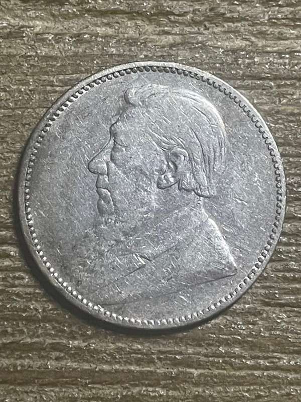 1893 *** 1 Shilling *** very decent condition for this scarce coin