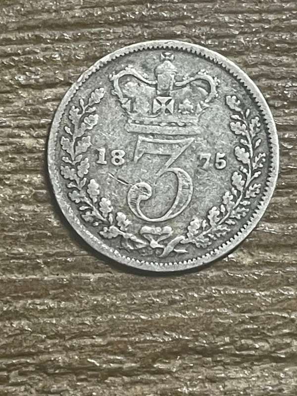 1875 *** British 3P *** decent and collectable