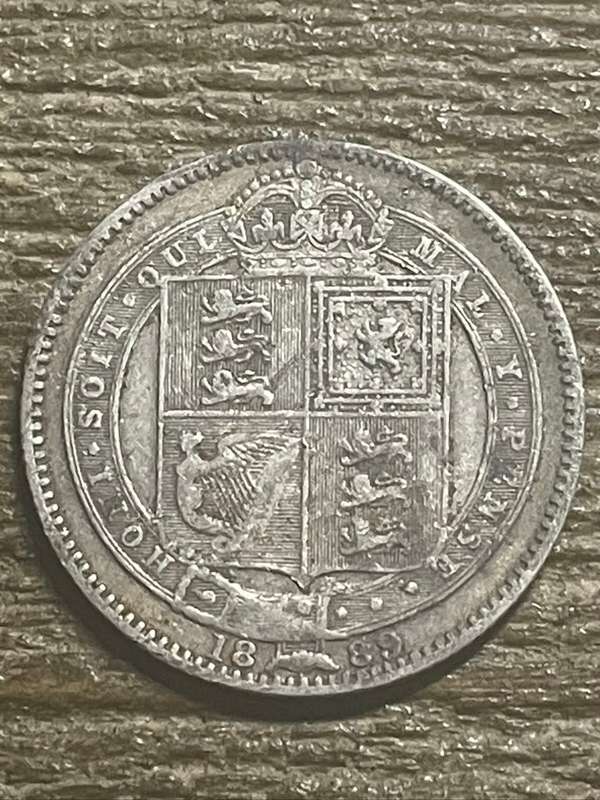 1889 *** Victoria Shilling *** Great to collect, keeps going up in price