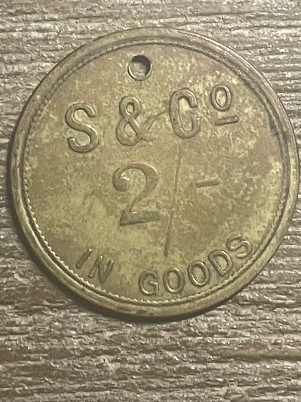 2/ in goods *** Strachan token *** still very collectable