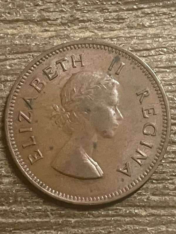 1955 *** Penny *** A/unc  under R100