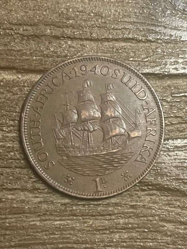 1940 *** Penny *** A/unc  under R100
