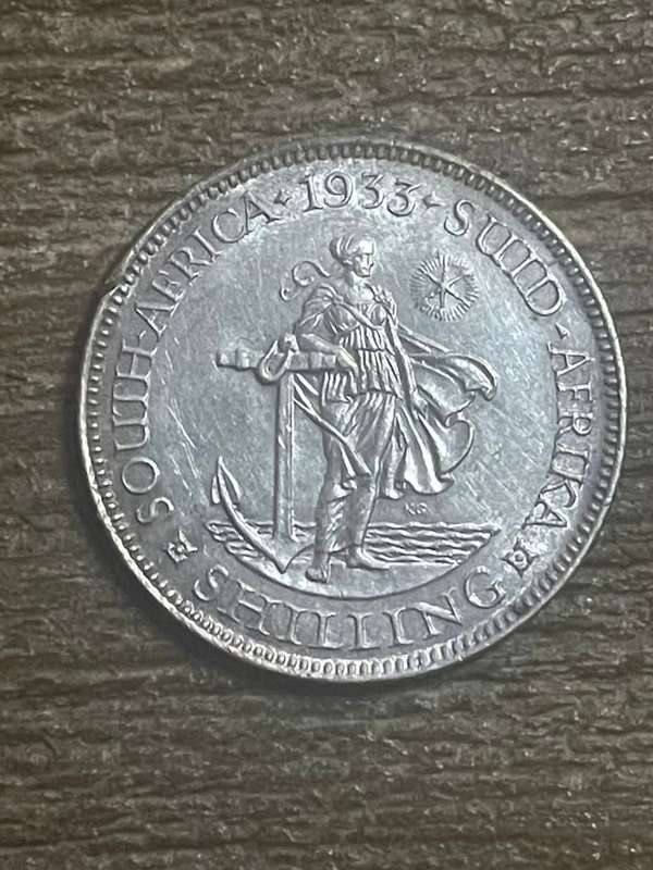 1933 *** Shilling *** A/unc  highly collectable