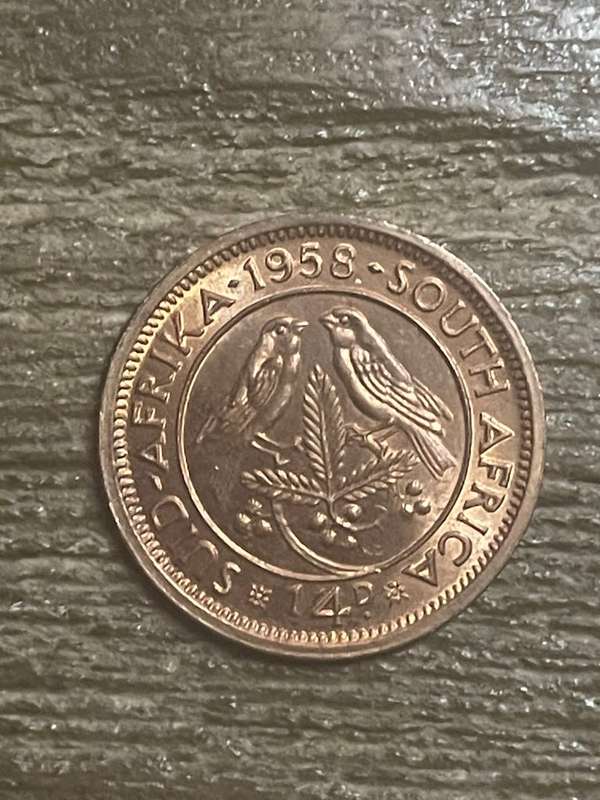 1958 *** 1/4P *** Brilliant uncirculated
