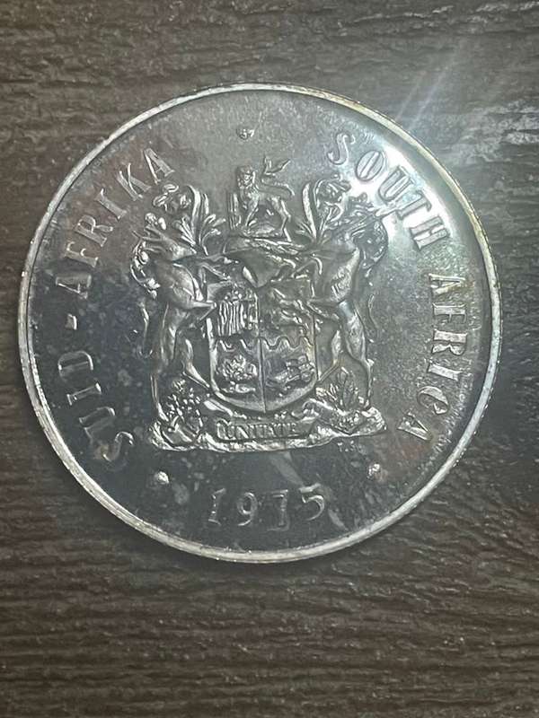 1975 *** Silver R1 *** beautiful proof under surface toning