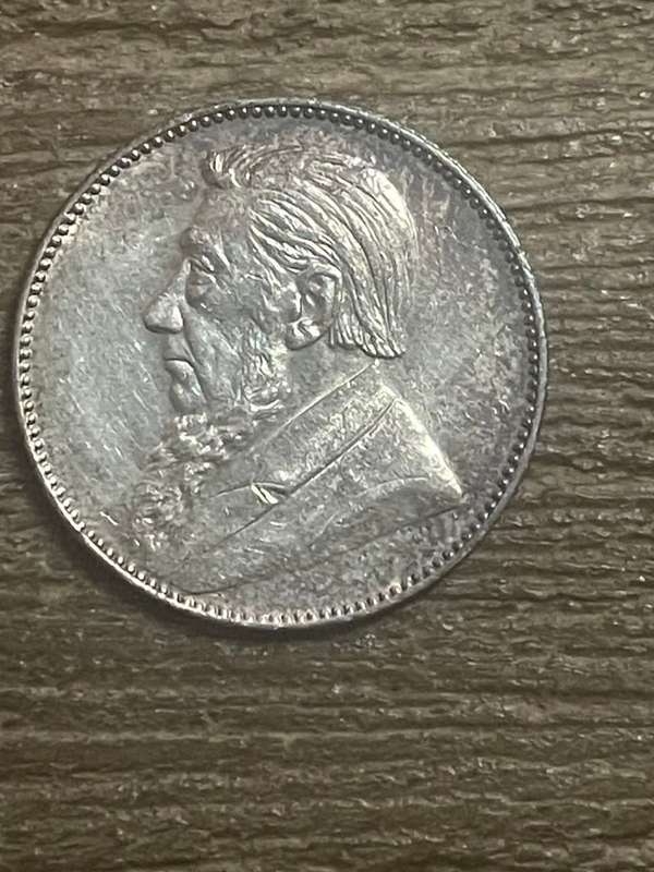 1897 *** Shilling *** Rich patina A/UNC bargain for the condition