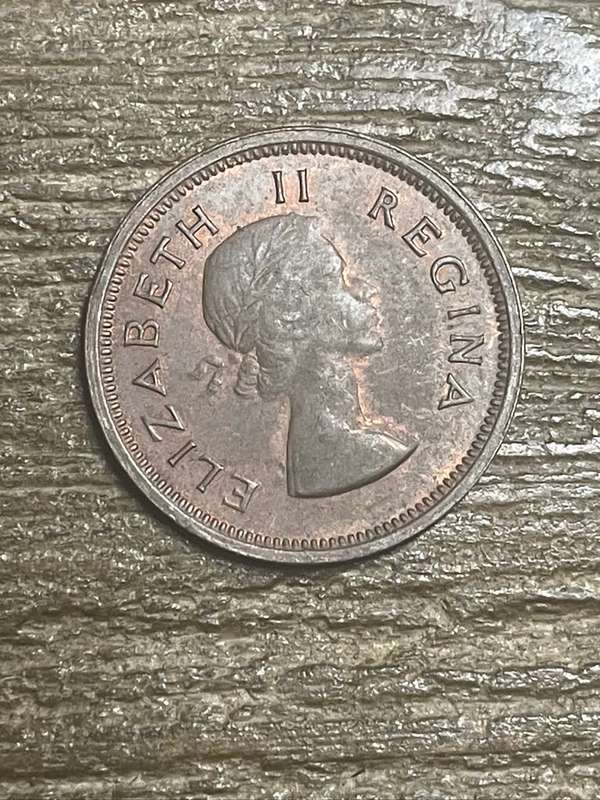 1955 *** 1/4P *** Definite unc, bought as such from a dealer