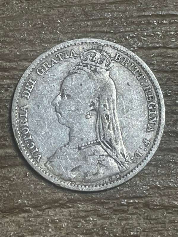 1892 *** 6P *** British 6P very collectable