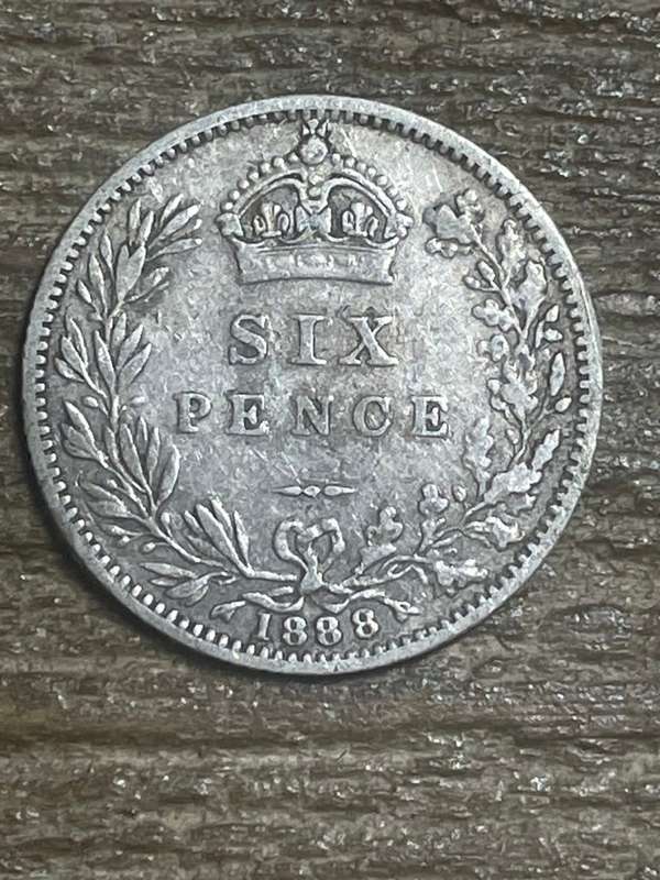 1888 *** British 6P *** highly collectable