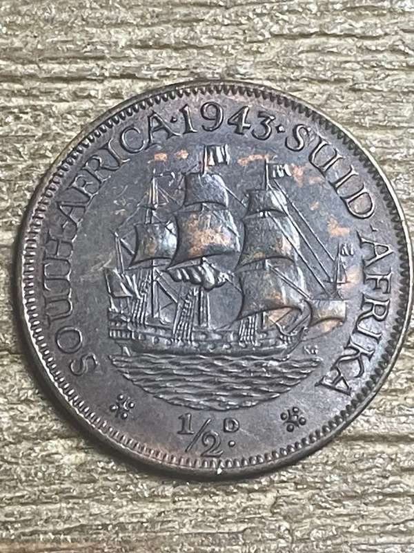 1943 *** 1/2 Penny *** possible unc