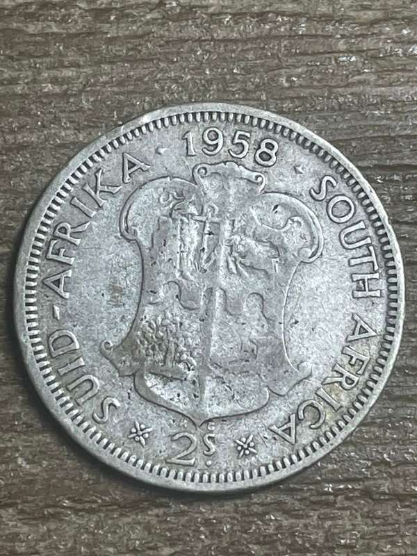 1958 *** 2 shilling *** vf condition