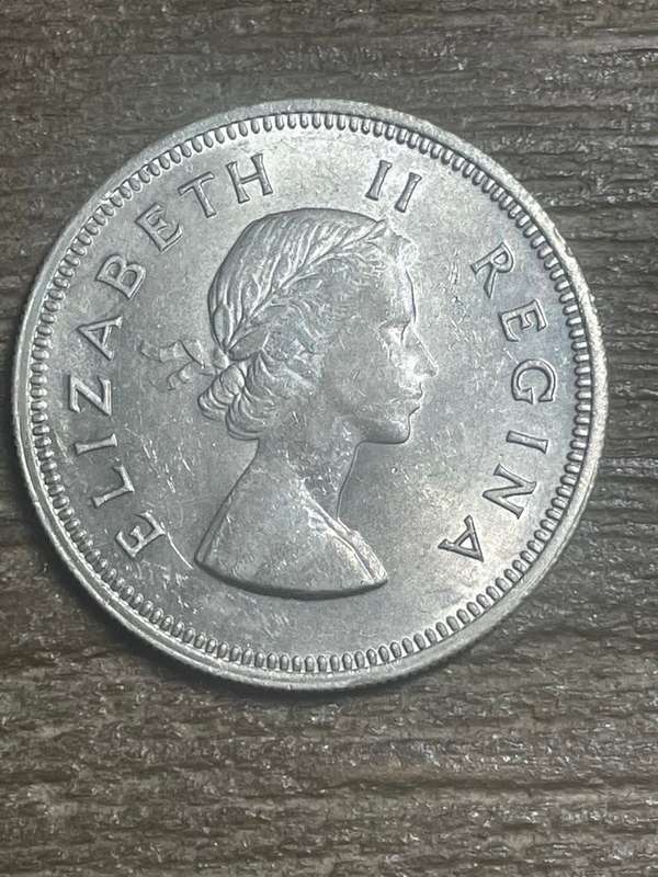 1960 *** 2 shilling *** unc with bag marks