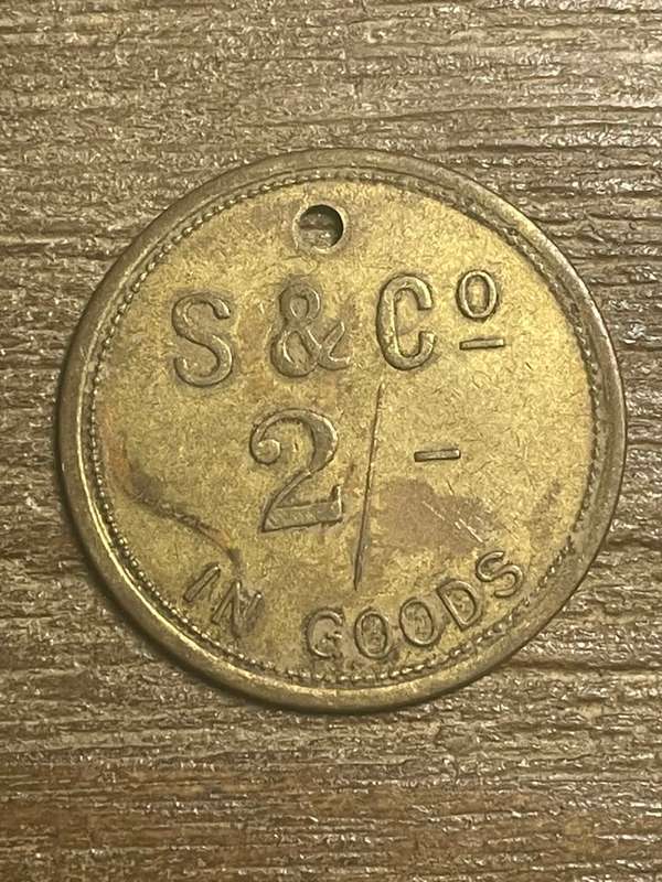 no date  *** Strachan token *** 2/ *** priced to sell