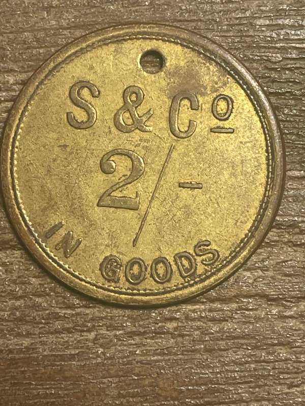 no date  *** Strachan token *** 2/ *** priced to sell