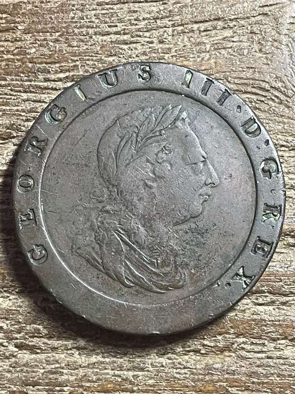 1797 *** Double Carthwright penny *** 2 pence - scarce