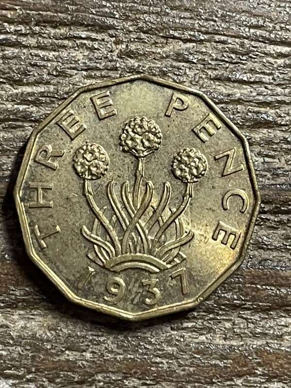 1937 *** British 3P *** Uncirculated condition