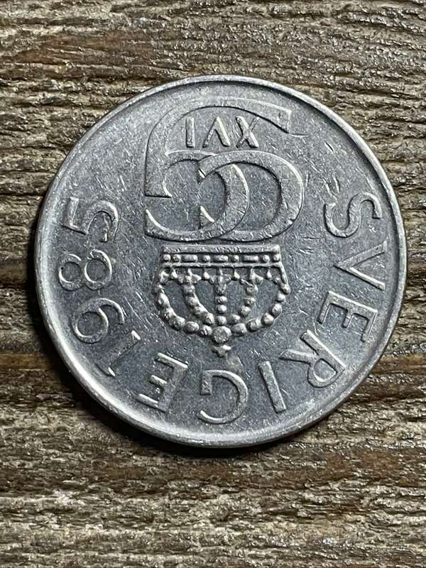1985 *** Swedish 5 Kroner *** highly collectable