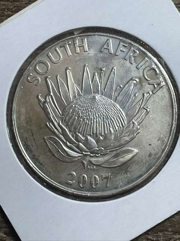 2007 *** Silver R1  uncirculated *** De Klerk