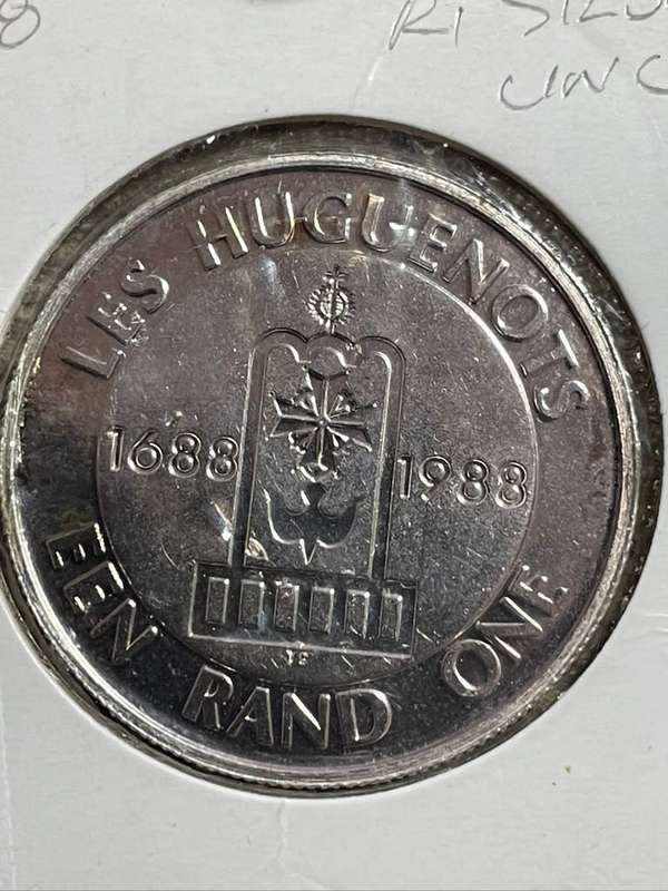 1988 *** Silver R1  uncirculated *** Les Hotentot