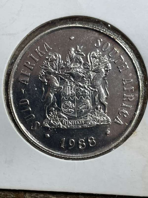 1988 *** Silver R1  uncirculated *** Les Hotentot
