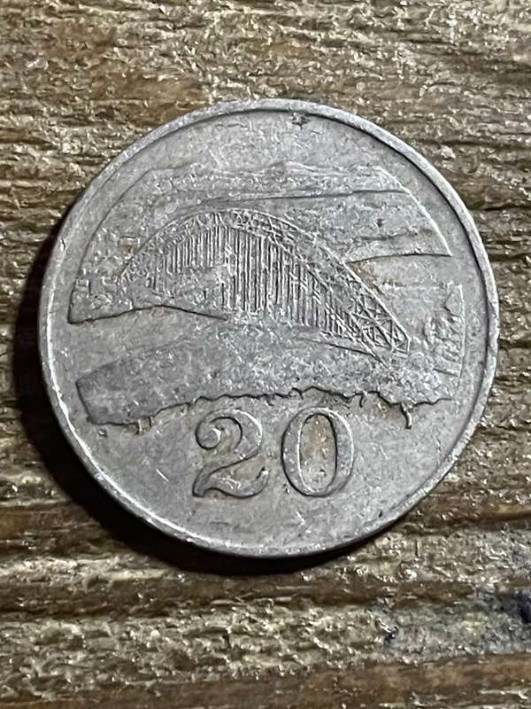 1989 *** Zimbabwe 20c *** well priced